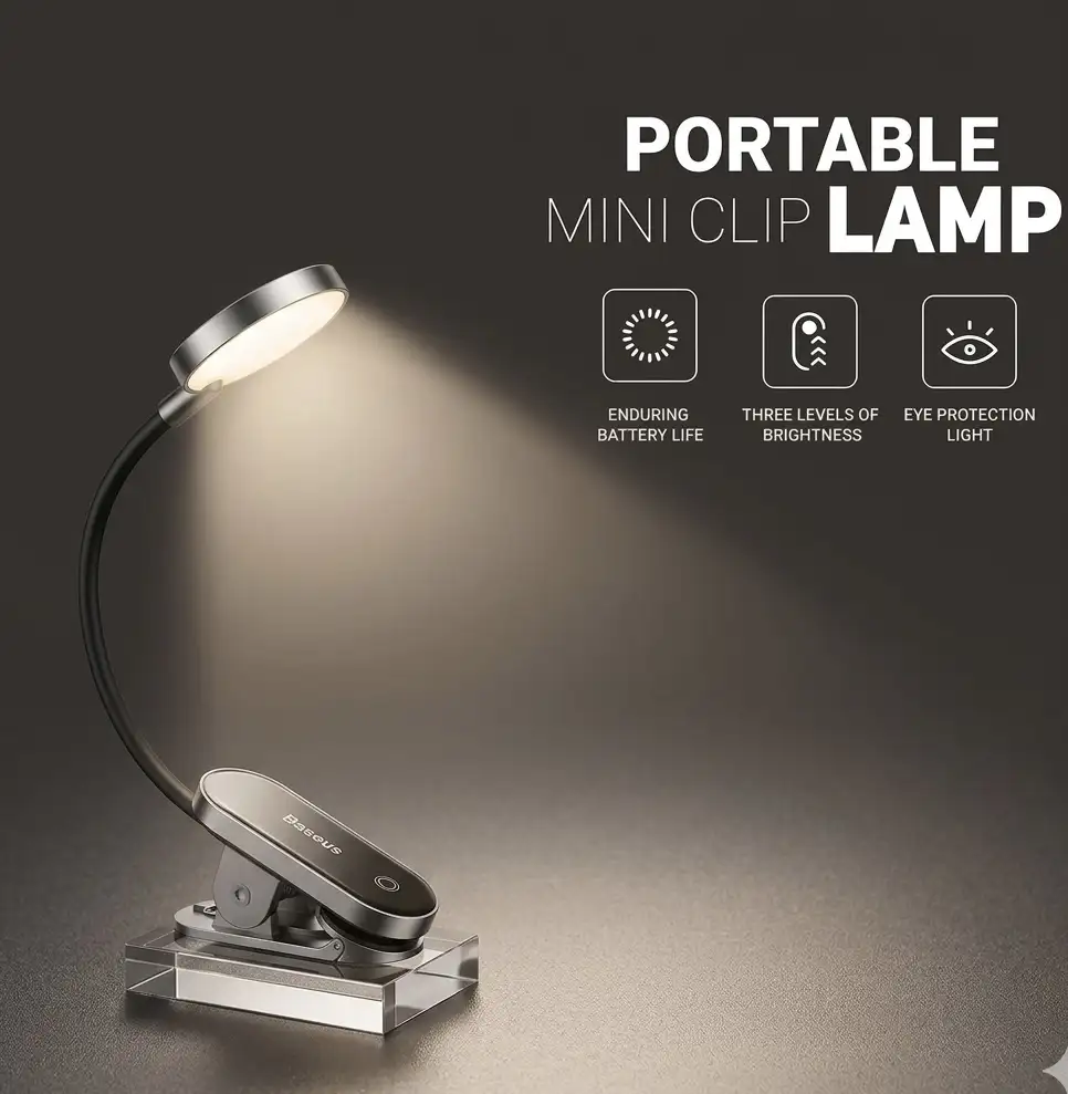 Comfort Reading Mini Clip Lamp. 