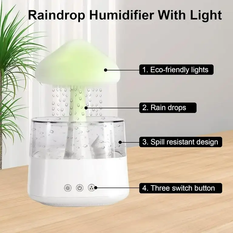 5 IN 1 Bluetooth Speaker Rain Cloud Humidifier
