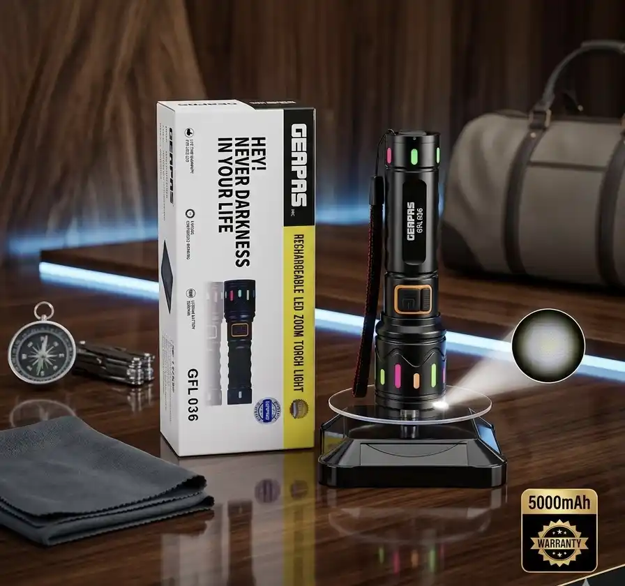LASER LED Zoom Flashlight /Torch 
