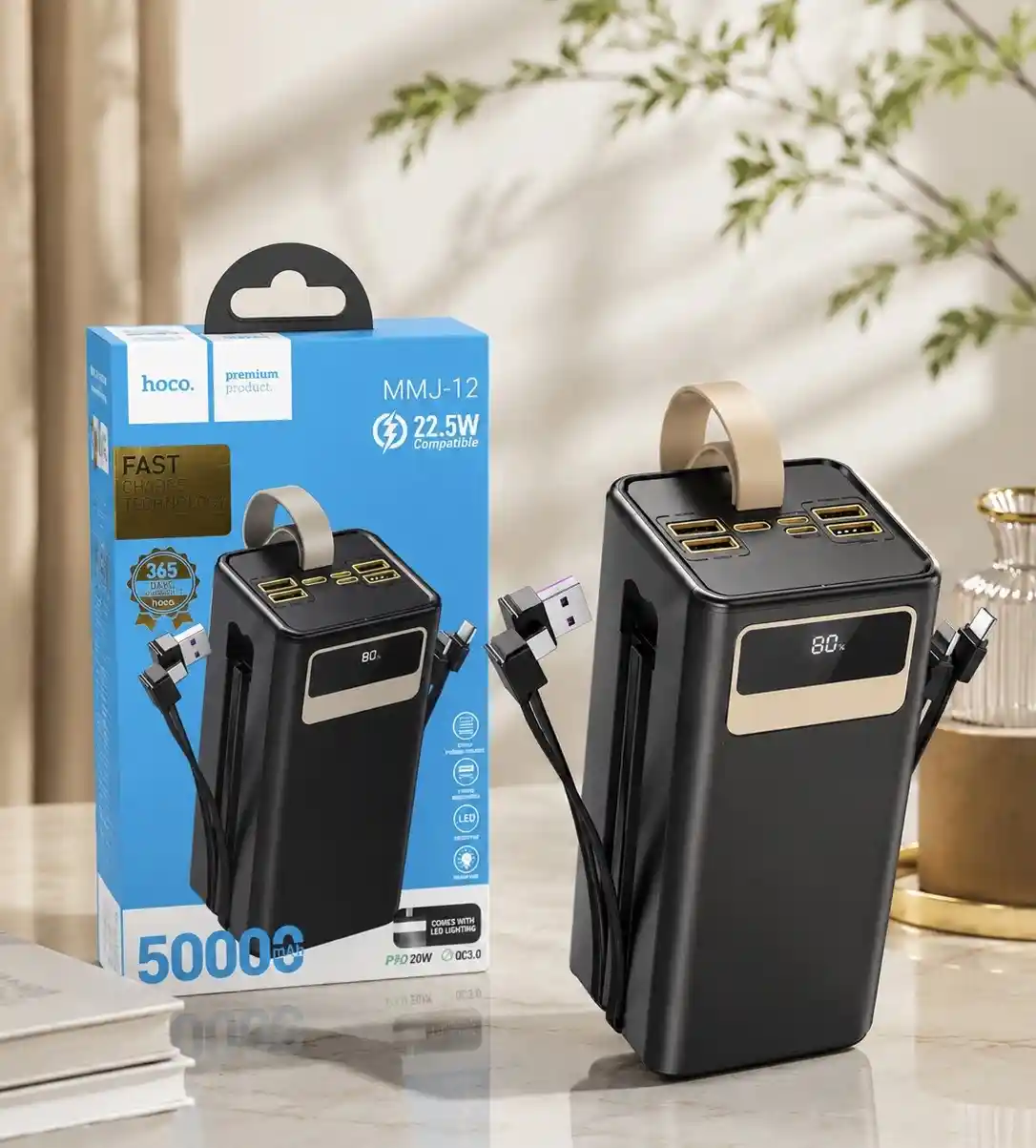Hoco MMJ-12 50000mAh 22.5W Fast Charging Power Bank