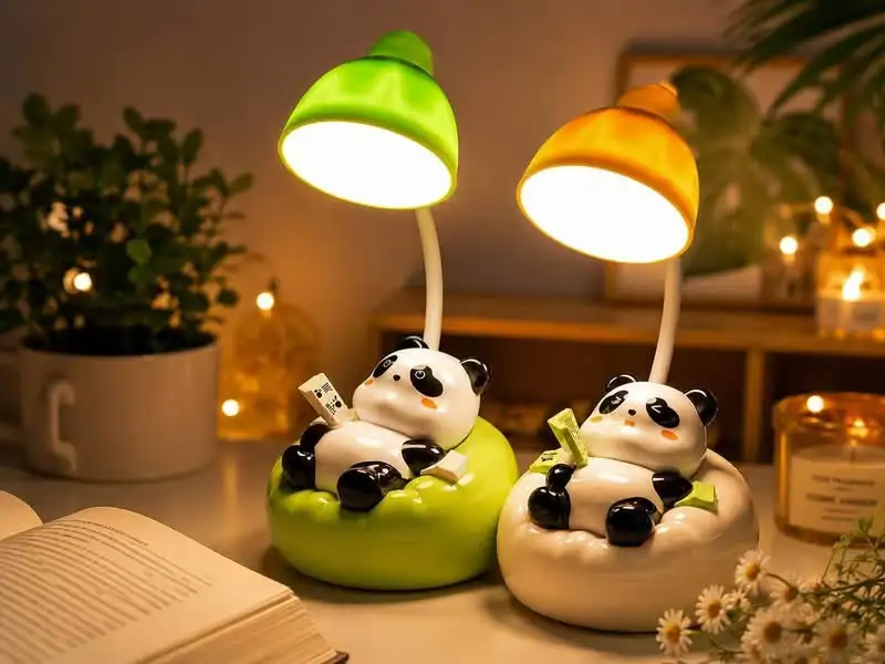 Desk Lamp for Kids Panda Night Light