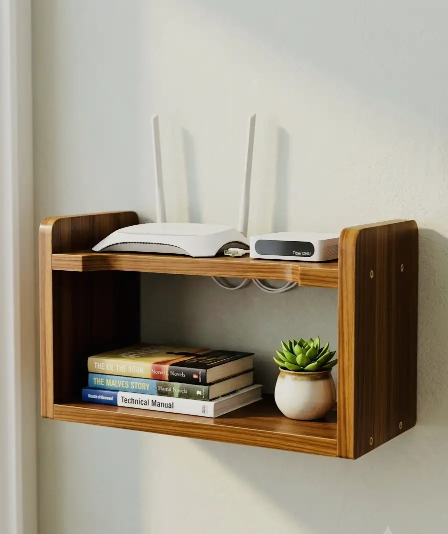 wifi router stand Wall Hanging Shelf
