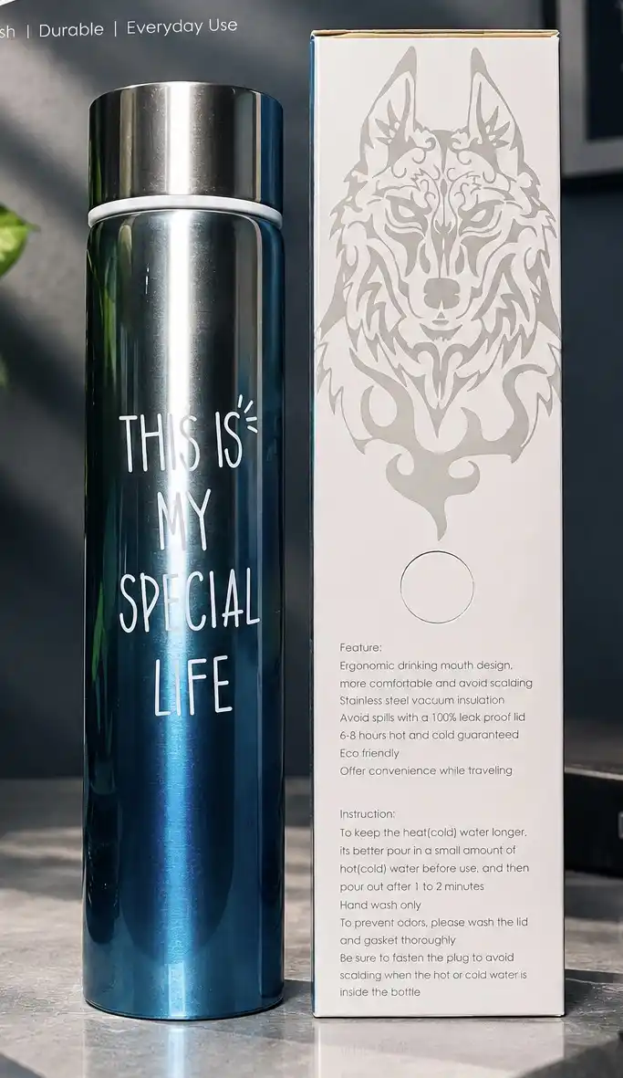 Water Bottle, Slim 